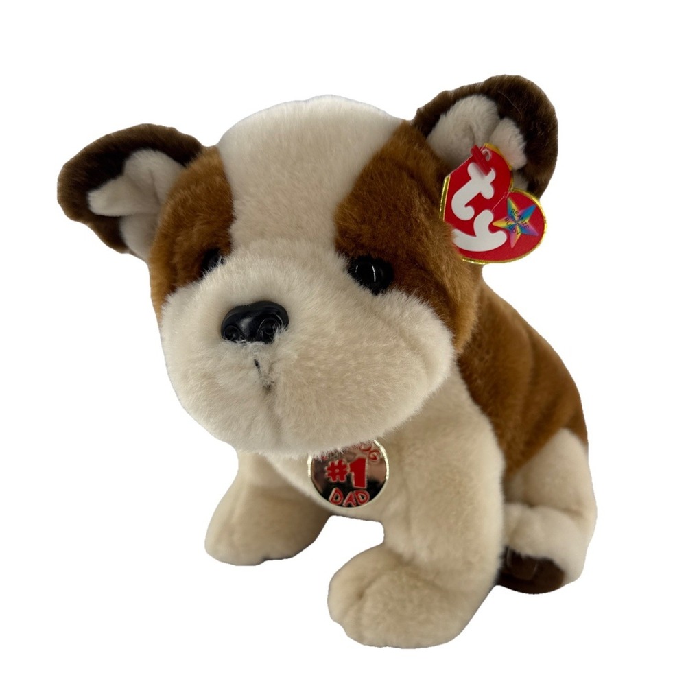 TY Beanie‎ Buddy - TOP DOG the Dog 9 inch Plush Stuffed Animal Toy